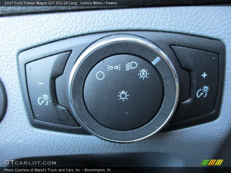 Oxford White / Pewter 2017 Ford Transit Wagon XLT 350 LR Long