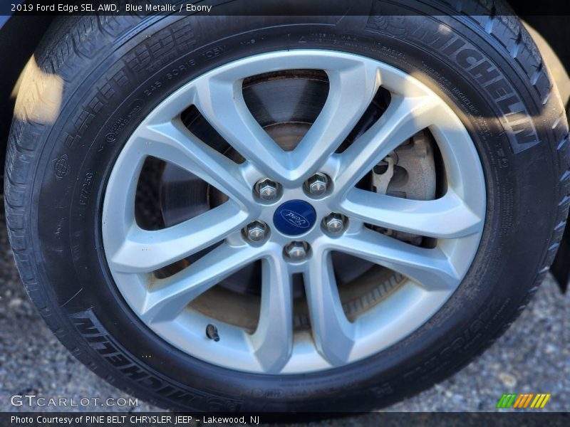 Blue Metallic / Ebony 2019 Ford Edge SEL AWD