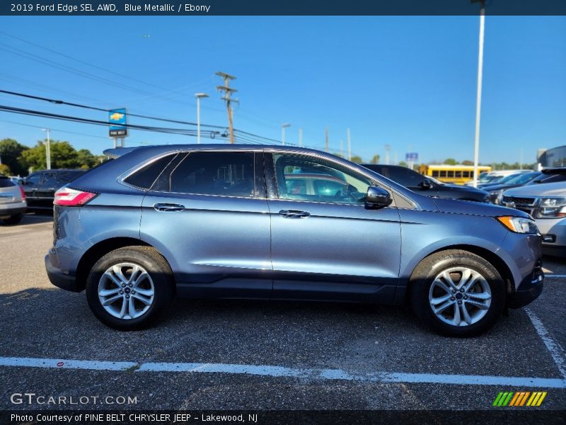 Blue Metallic / Ebony 2019 Ford Edge SEL AWD