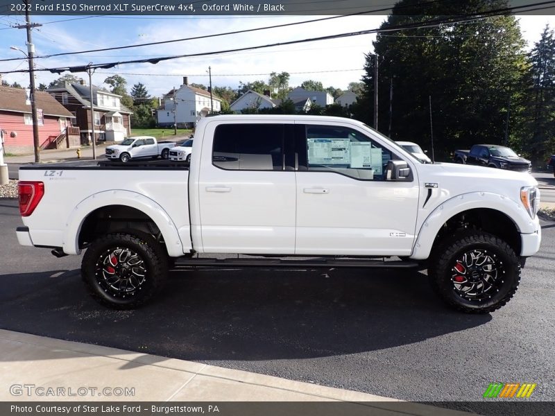Oxford White / Black 2022 Ford F150 Sherrod XLT SuperCrew 4x4