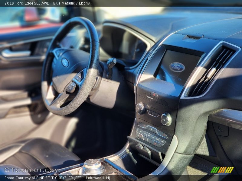 Blue Metallic / Ebony 2019 Ford Edge SEL AWD