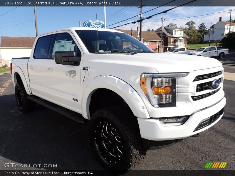 Oxford White / Black 2022 Ford F150 Sherrod XLT SuperCrew 4x4