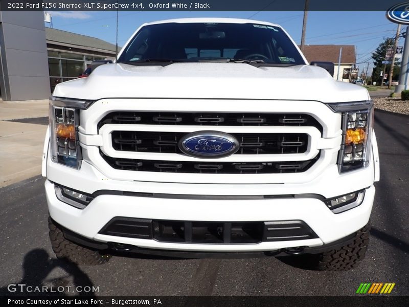 Oxford White / Black 2022 Ford F150 Sherrod XLT SuperCrew 4x4