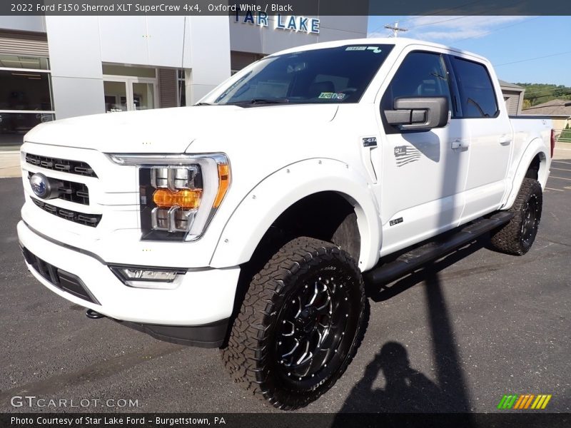 Oxford White / Black 2022 Ford F150 Sherrod XLT SuperCrew 4x4