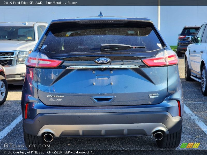 Blue Metallic / Ebony 2019 Ford Edge SEL AWD