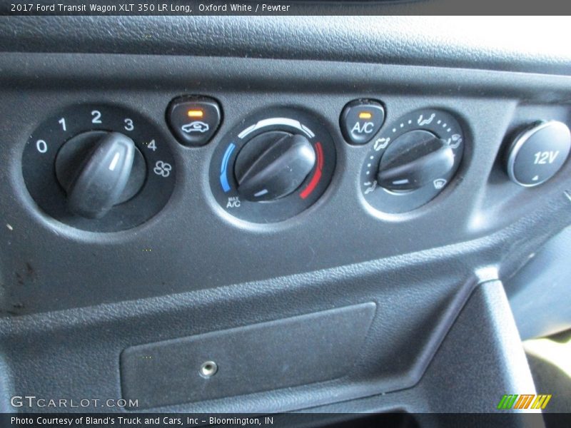 Controls of 2017 Transit Wagon XLT 350 LR Long