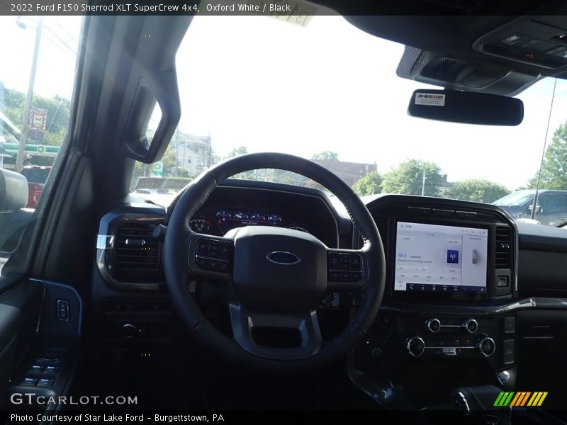 Oxford White / Black 2022 Ford F150 Sherrod XLT SuperCrew 4x4