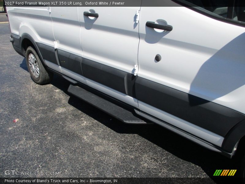 Oxford White / Pewter 2017 Ford Transit Wagon XLT 350 LR Long