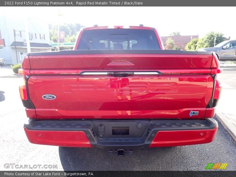  2022 F150 Lightning Platinum 4x4 Rapid Red Metallic Tinted
