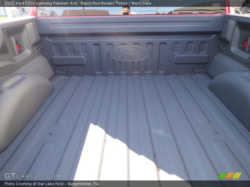 Rapid Red Metallic Tinted / Black/Slate 2022 Ford F150 Lightning Platinum 4x4