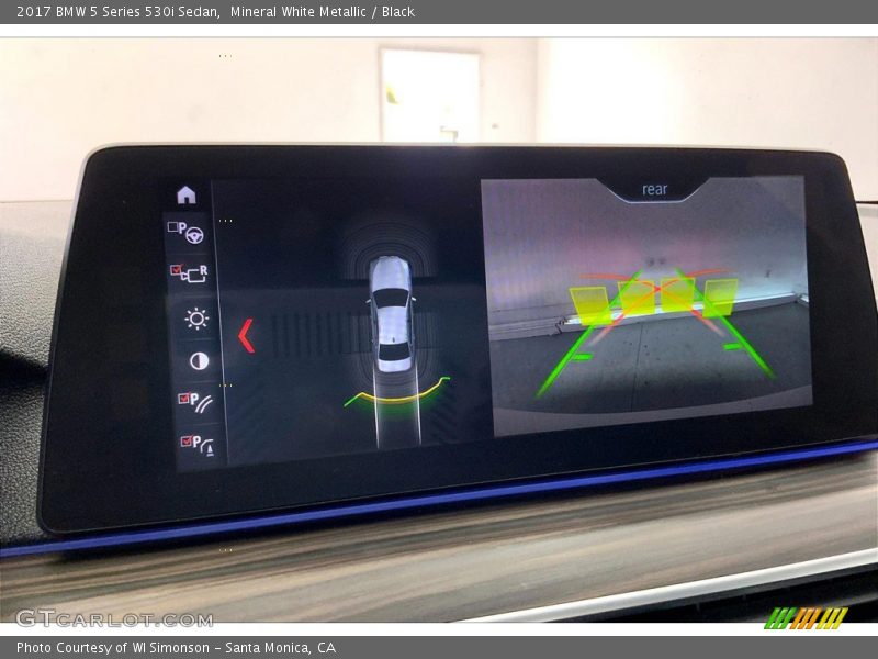 Mineral White Metallic / Black 2017 BMW 5 Series 530i Sedan