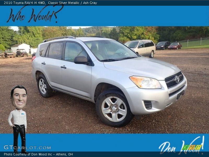 Classic Silver Metallic / Ash Gray 2010 Toyota RAV4 I4 4WD