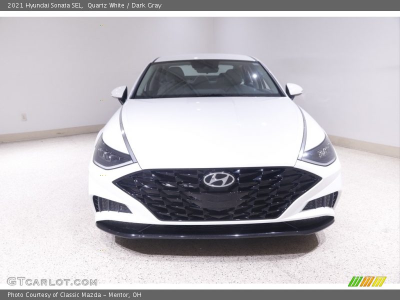 Quartz White / Dark Gray 2021 Hyundai Sonata SEL