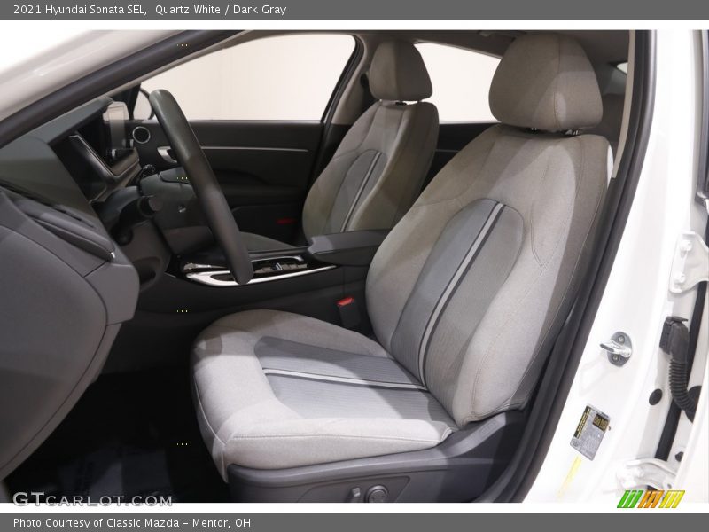 Quartz White / Dark Gray 2021 Hyundai Sonata SEL
