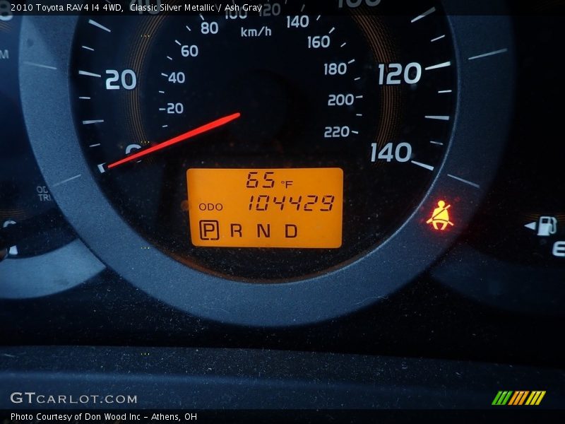 Classic Silver Metallic / Ash Gray 2010 Toyota RAV4 I4 4WD