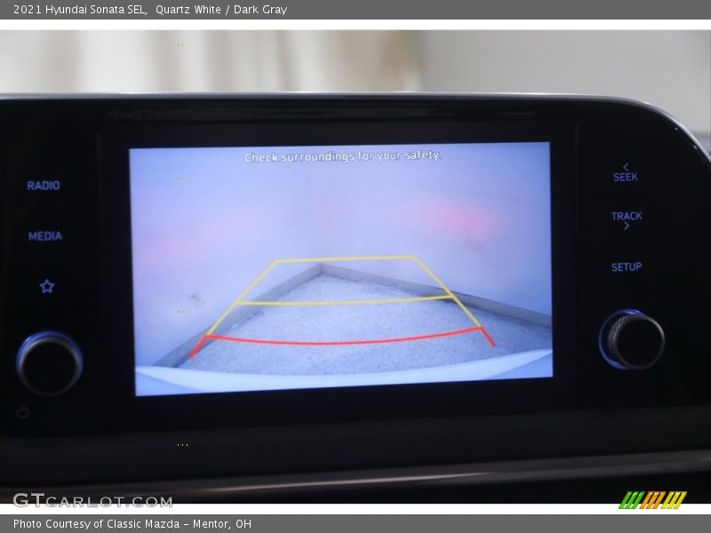 Quartz White / Dark Gray 2021 Hyundai Sonata SEL