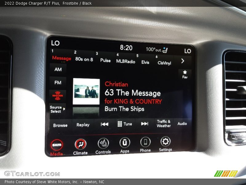 Frostbite / Black 2022 Dodge Charger R/T Plus