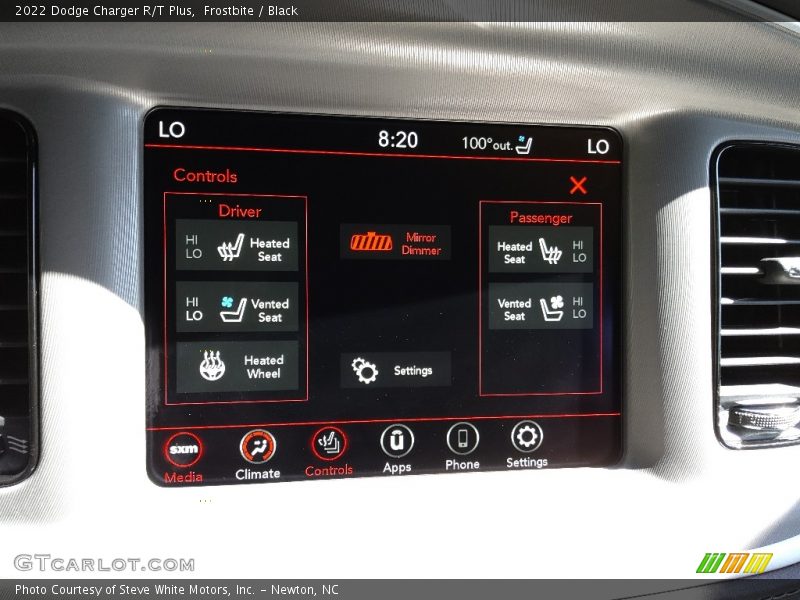 Frostbite / Black 2022 Dodge Charger R/T Plus