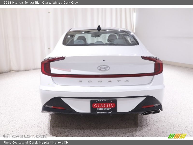 Quartz White / Dark Gray 2021 Hyundai Sonata SEL