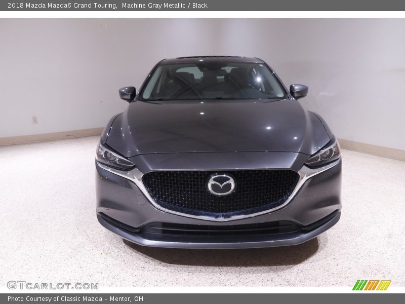 Machine Gray Metallic / Black 2018 Mazda Mazda6 Grand Touring