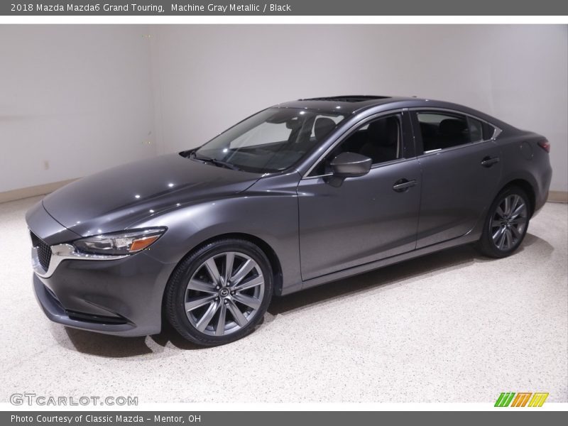 Machine Gray Metallic / Black 2018 Mazda Mazda6 Grand Touring