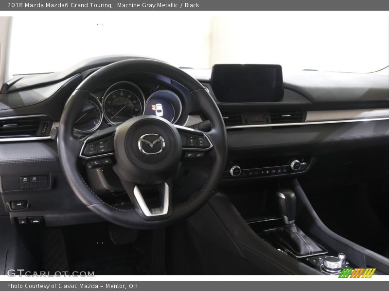 Machine Gray Metallic / Black 2018 Mazda Mazda6 Grand Touring