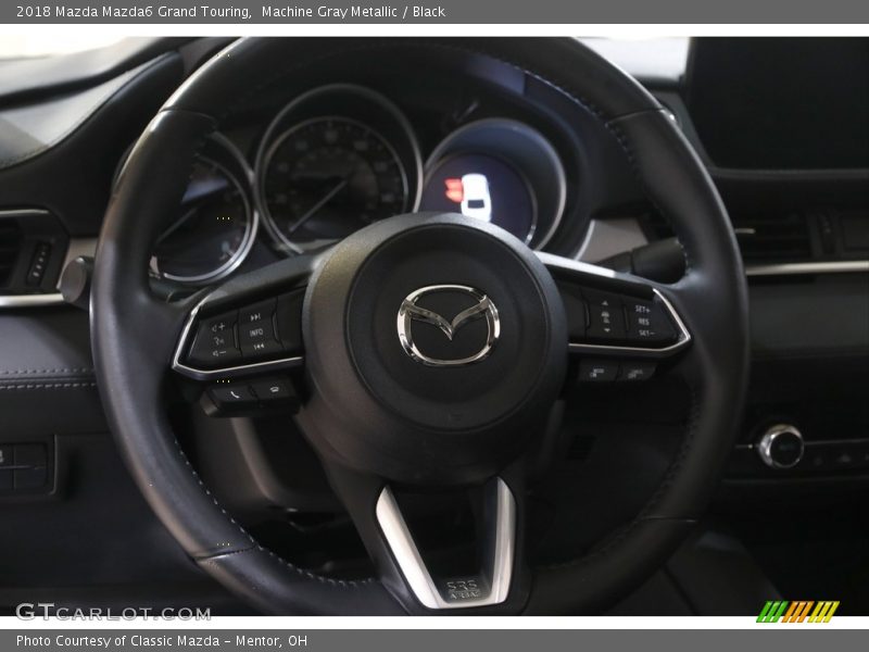 Machine Gray Metallic / Black 2018 Mazda Mazda6 Grand Touring