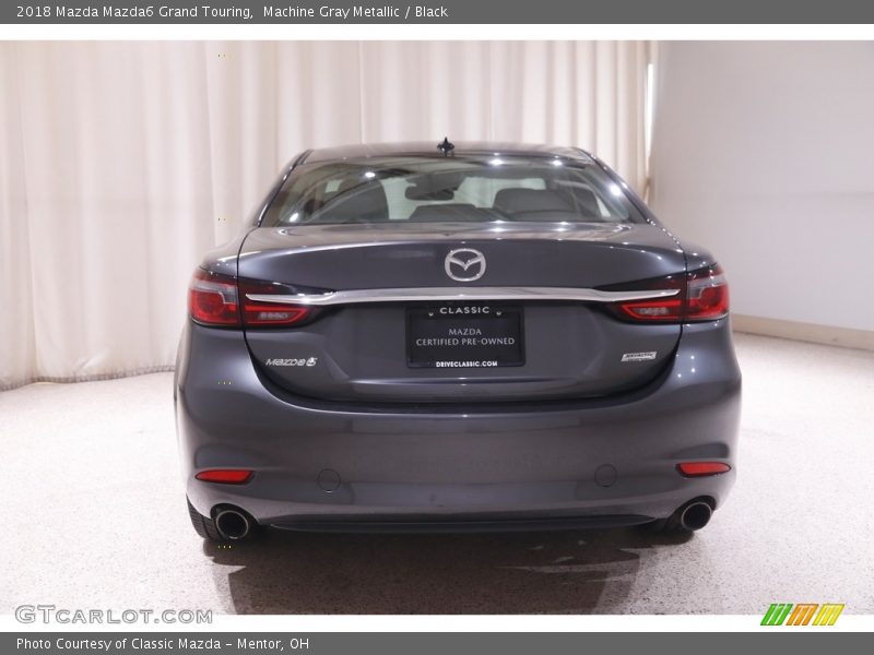 Machine Gray Metallic / Black 2018 Mazda Mazda6 Grand Touring
