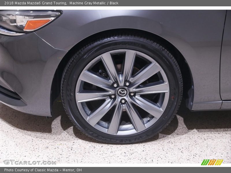 Machine Gray Metallic / Black 2018 Mazda Mazda6 Grand Touring