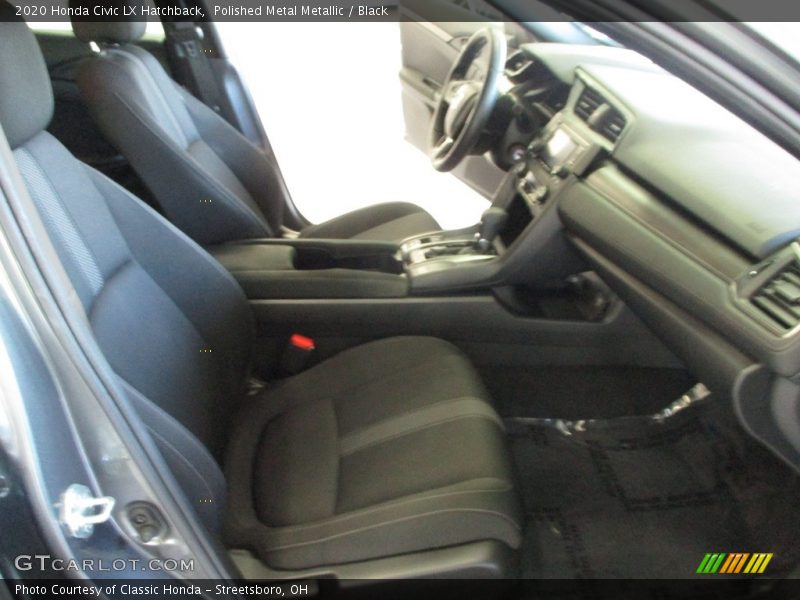 Polished Metal Metallic / Black 2020 Honda Civic LX Hatchback