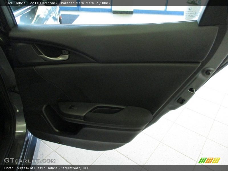 Polished Metal Metallic / Black 2020 Honda Civic LX Hatchback