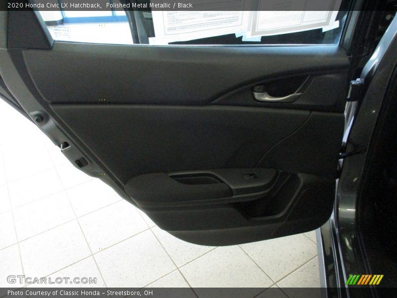 Polished Metal Metallic / Black 2020 Honda Civic LX Hatchback