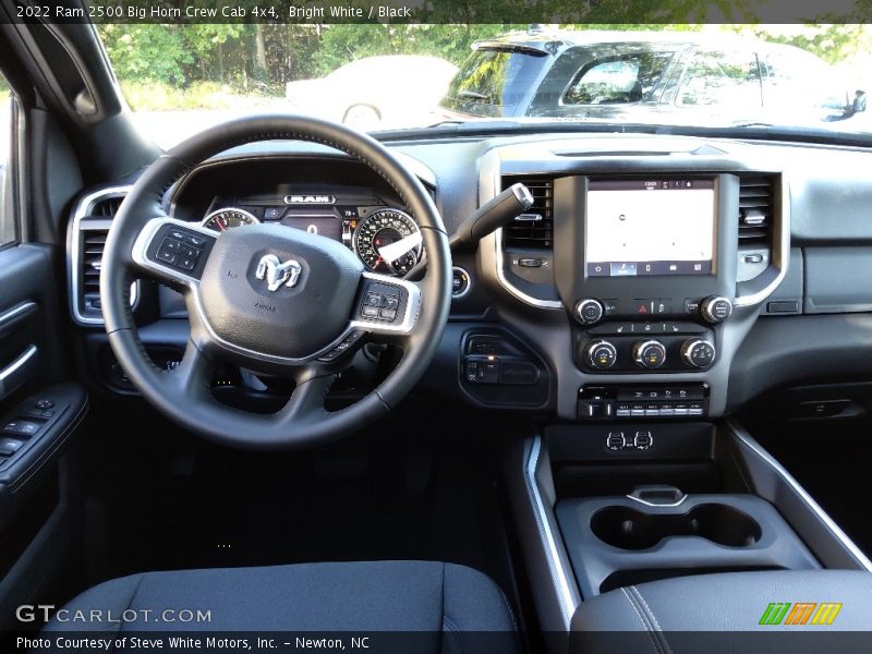 Bright White / Black 2022 Ram 2500 Big Horn Crew Cab 4x4
