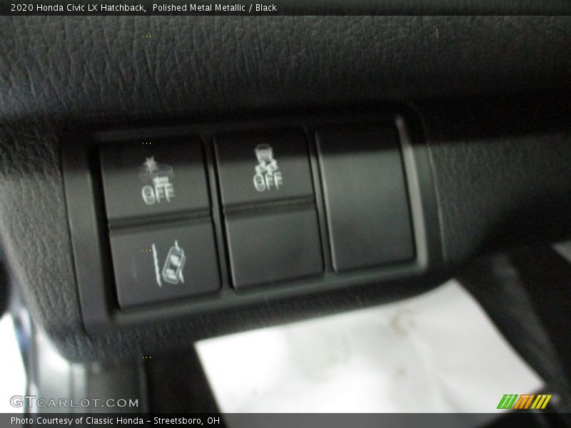 Polished Metal Metallic / Black 2020 Honda Civic LX Hatchback