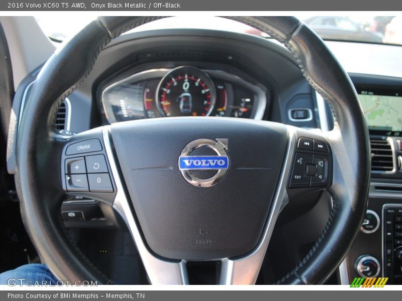 Onyx Black Metallic / Off-Black 2016 Volvo XC60 T5 AWD