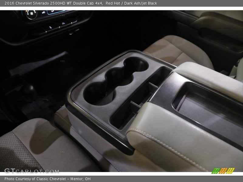 Red Hot / Dark Ash/Jet Black 2016 Chevrolet Silverado 2500HD WT Double Cab 4x4