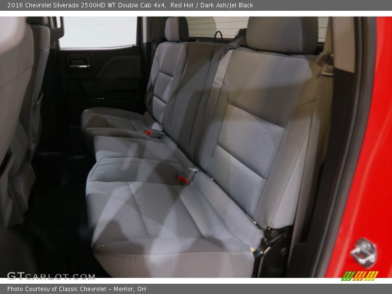 Red Hot / Dark Ash/Jet Black 2016 Chevrolet Silverado 2500HD WT Double Cab 4x4