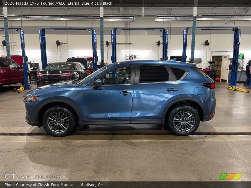 Eternal Blue Mica / Black 2020 Mazda CX-5 Touring AWD