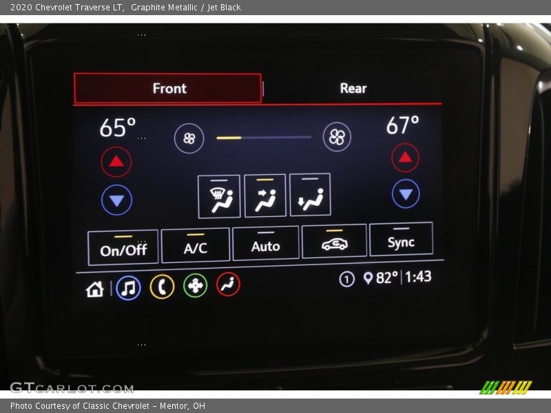 Graphite Metallic / Jet Black 2020 Chevrolet Traverse LT