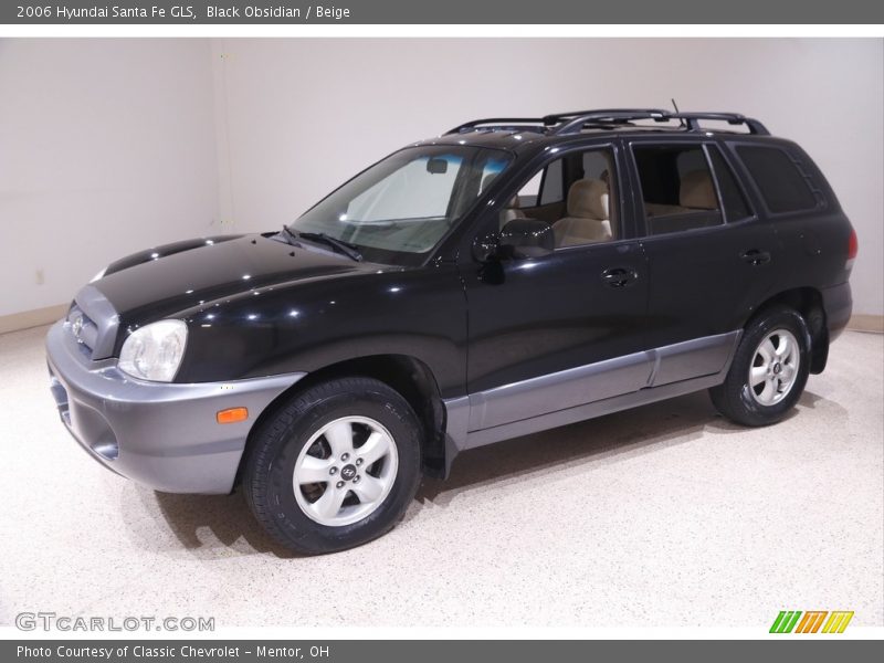 Black Obsidian / Beige 2006 Hyundai Santa Fe GLS