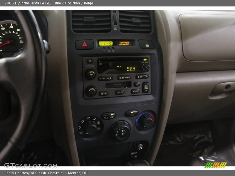 Black Obsidian / Beige 2006 Hyundai Santa Fe GLS
