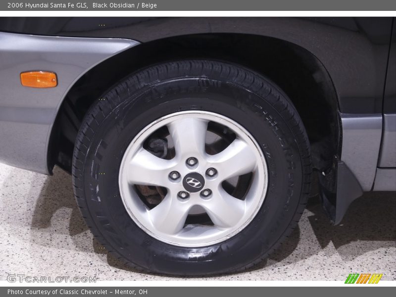 Black Obsidian / Beige 2006 Hyundai Santa Fe GLS