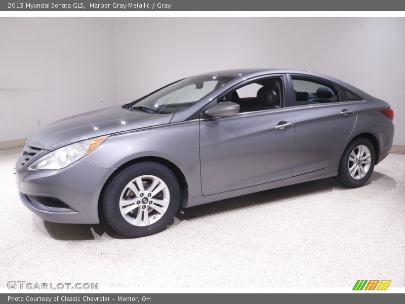 Harbor Gray Metallic / Gray 2013 Hyundai Sonata GLS