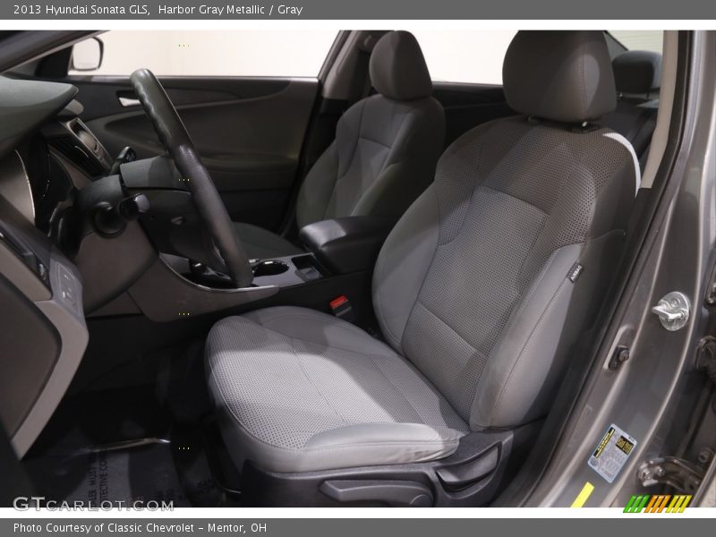 Harbor Gray Metallic / Gray 2013 Hyundai Sonata GLS