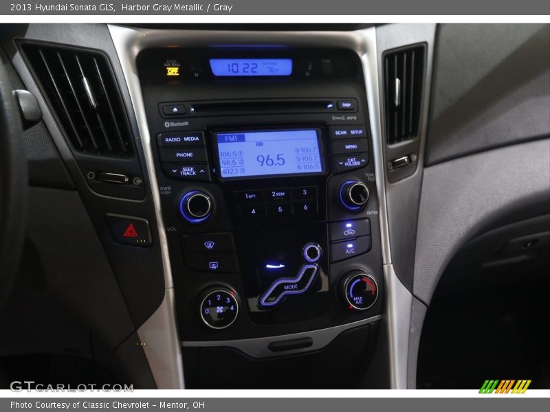 Harbor Gray Metallic / Gray 2013 Hyundai Sonata GLS