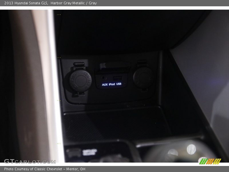 Harbor Gray Metallic / Gray 2013 Hyundai Sonata GLS