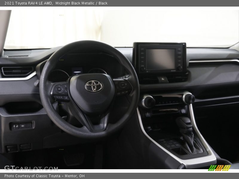Midnight Black Metallic / Black 2021 Toyota RAV4 LE AWD