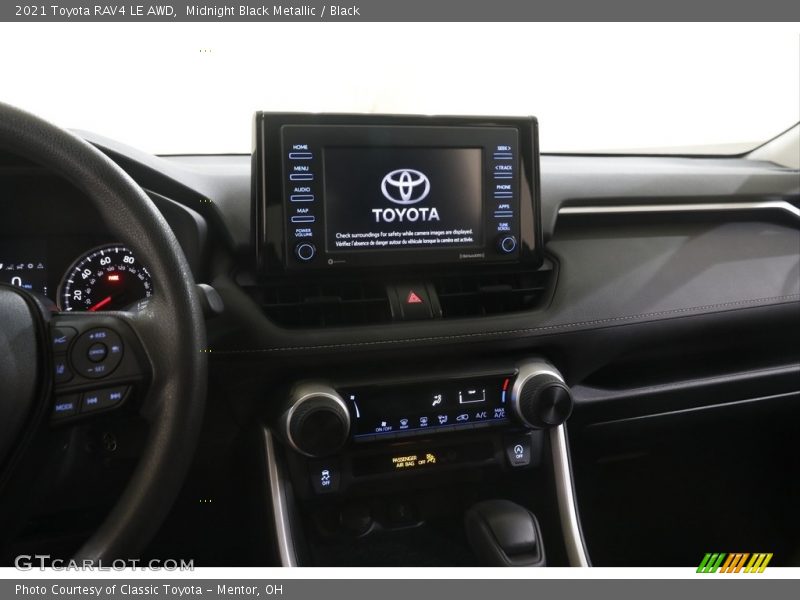 Midnight Black Metallic / Black 2021 Toyota RAV4 LE AWD