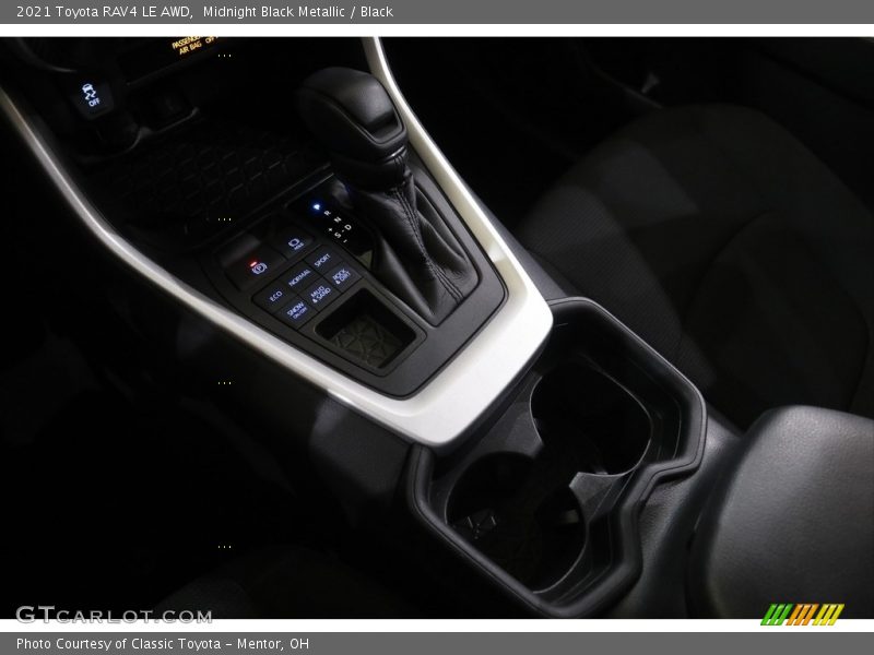 Midnight Black Metallic / Black 2021 Toyota RAV4 LE AWD