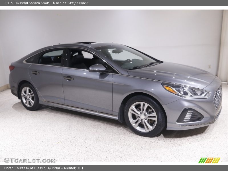 Machine Gray / Black 2019 Hyundai Sonata Sport